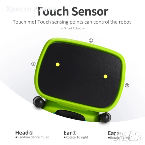 Интерактивен умен робот Смарт играчка с гласов контрол танци пеене запис, снимка 3 - Образователни игри - 53906633