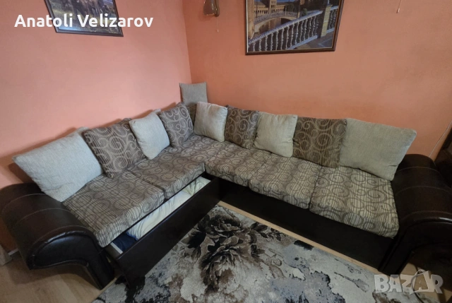 Ъглов диван , снимка 6 - Дивани и мека мебел - 54172017
