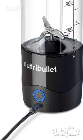 Акумулаторен блендер nutribullet в черно - Мощно екстракторно острие, 475 ml чаша, USB-С, снимка 4 - Други - 47156273