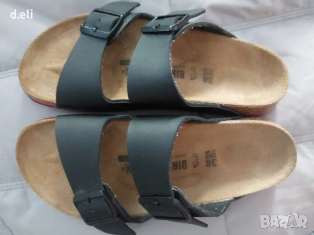 BIRKENSTOCK Size 38 Original. GEOX Size 39 100% Кожа, снимка 5 - Сандали - 47743034