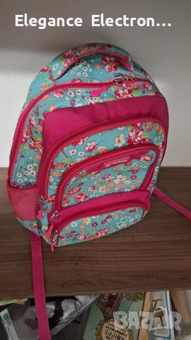 Детска/ученическа раница New Winning – флорална, снимка 4 - Раници - 52891676
