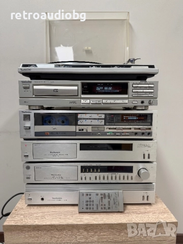 🔊Висок клас аудио сет Technics - стъпало, предусилвател с тунер, дек, CD, грамофон и колони, снимка 5 - Аудиосистеми - 52490126