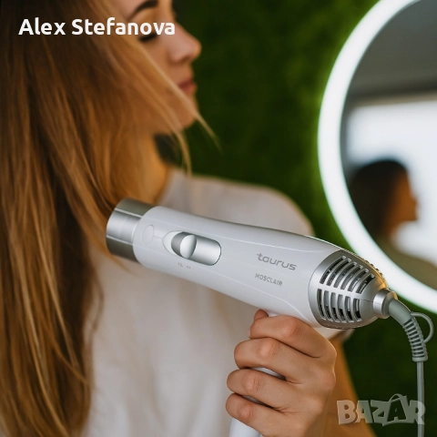 Taurus Model Air 1200W – Сешоар-четка за перфектна прическа у дома, снимка 4 - Друга електроника - 51598730