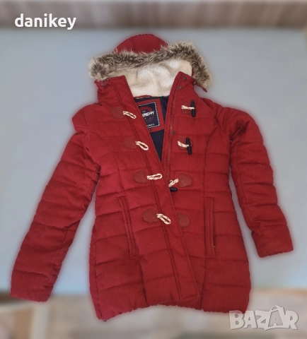 Дамско зимно яке палто Superdry размер small, снимка 11 - Якета - 52212479