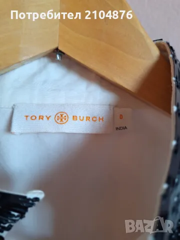 Дамска риза / туника памук с пайети TORY BURCH р-р XS/0, снимка 9 - Ризи - 48523392