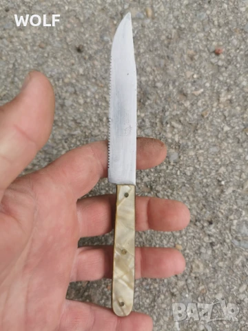 П. Денев Българско маркирано с чирени седеф, снимка 5 - Ножове - 50450419