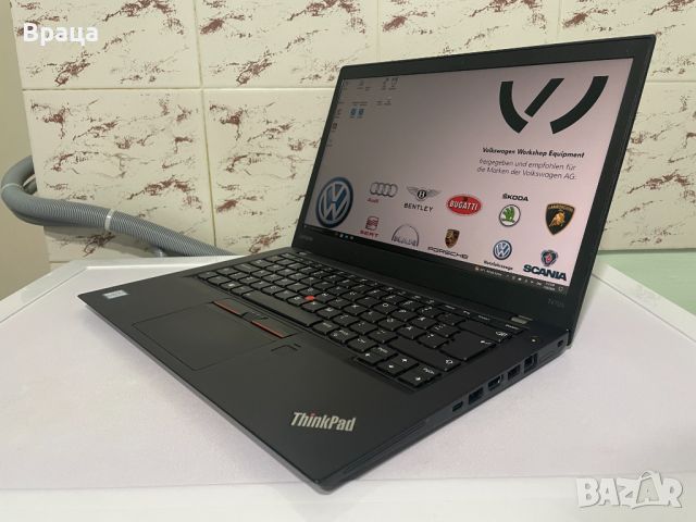 Лаптоп Lenovo T470s в гаранция, снимка 3 - Лаптопи за дома - 46641605