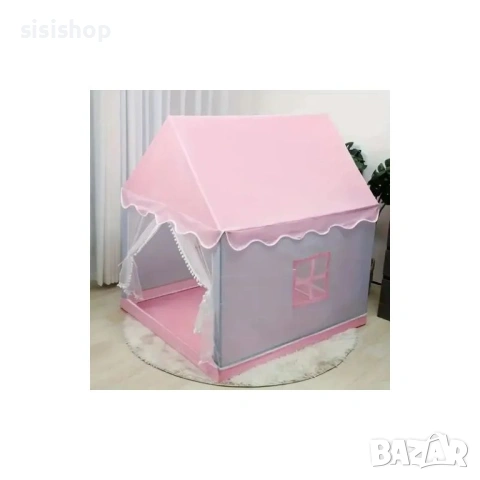 Детска Палатка-къщичка за игра в розово 4762, снимка 7 - Други стоки за дома - 53976948