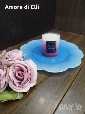 Големи плата ARCOPAL (Франция) – Океансиньо закалено стъкло – 7 бр. (Цена за брой), снимка 3 - Прибори за хранене, готвене и сервиране - 53918738