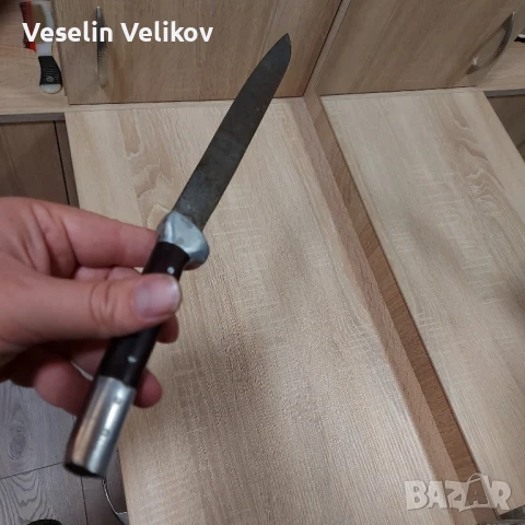 дълъг масивен нож "тип ятаган"