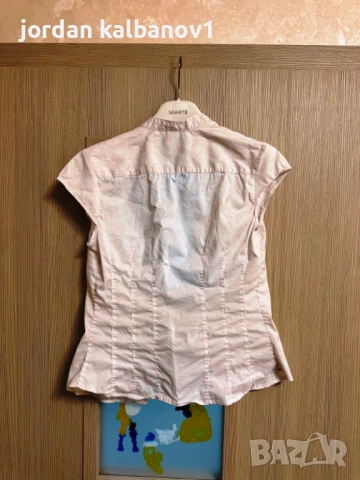 Подарявам - дамска бяла безръкавна риза H&M номер - 34, снимка 3 - Ризи - 54034992