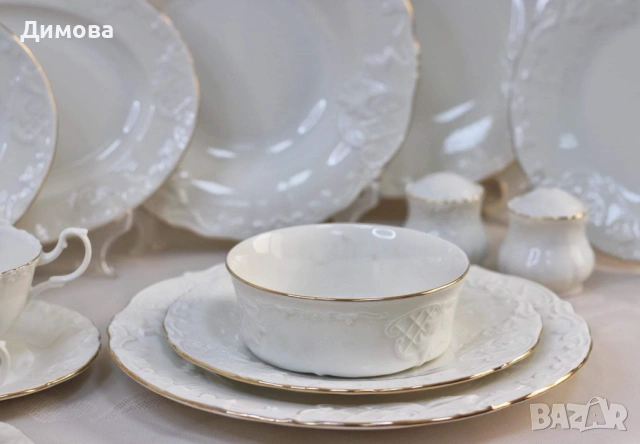 Сервиз за храна лукс , снимка 6 - Сервизи - 46672686