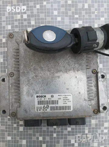 Компютър двигател ECU 0281011033 за Peugeot 807, Citroen C8, Fiat Ulysse, Lancia Phedra 2.2 HDI/JTD
