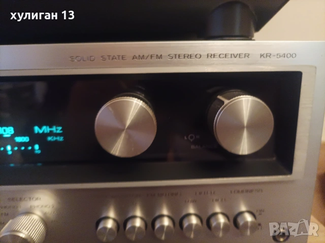 Продавам ретро ресийвър Kenwood kr-5400, снимка 4 - Ресийвъри, усилватели, смесителни пултове - 53449679
