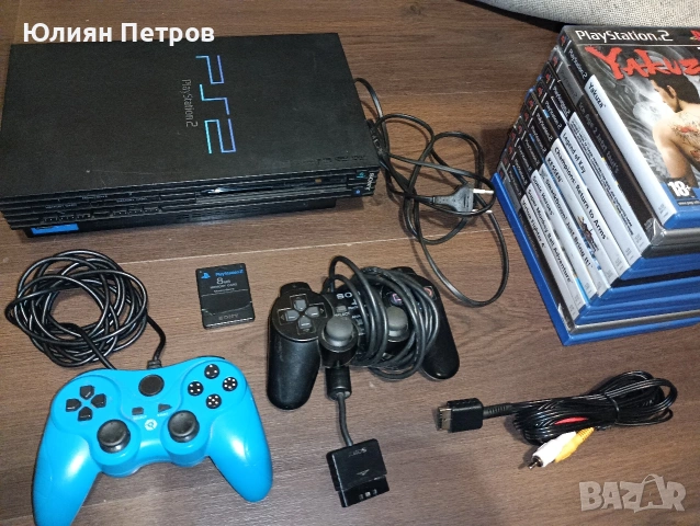 Продавам Ps2 Pro с 12 игри