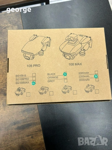 Дрон XMART FOLDING GPS SG108, снимка 3 - Дронове и аксесоари - 54038168