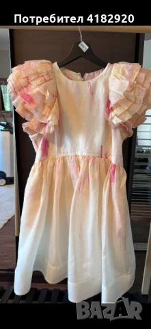 Чисто нова  ленена рокля , снимка 2 - Рокли - 51215726