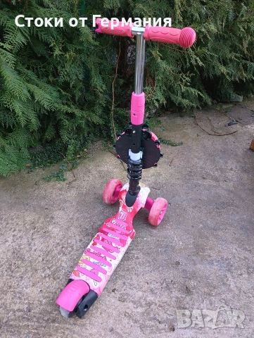 детска тротинетка розова, снимка 5 - Детски велосипеди, триколки и коли - 53850388