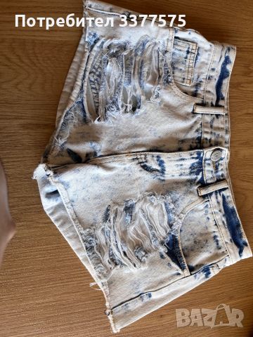 Къси скъсани дънки, снимка 3 - Къси панталони и бермуди - 45197917
