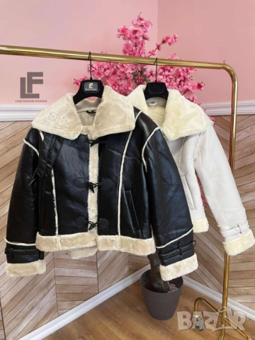 Кожено Яке LFS Sweet Winter Black 9910 , снимка 3 - Якета - 51768036