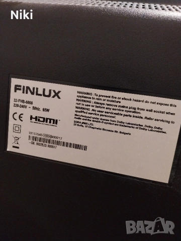 Телевизор FINLUX 32 инча., снимка 4 - Телевизори - 52886271