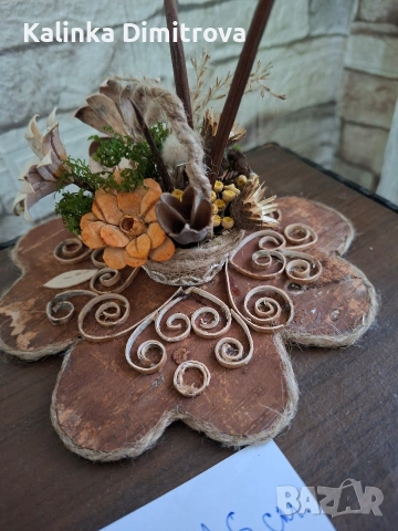 Декорации с цветя-ръчна изработка., снимка 11 - Декорация за дома - 53130876