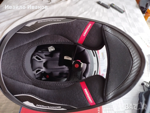 Scorpion Exo R1 Evo Air FC Barcelona Размер L, снимка 6 - Аксесоари и консумативи - 53720506