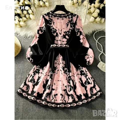 💕Дамска стилна рокля , снимка 2 - Рокли - 53661912