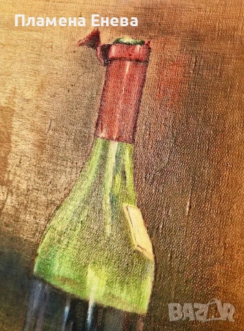 Авторски натюрморт с маслени бои , снимка 7 - Картини - 53093959