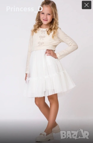 Бебешка рокля Contrast, снимка 2 - Бебешки рокли - 53151566