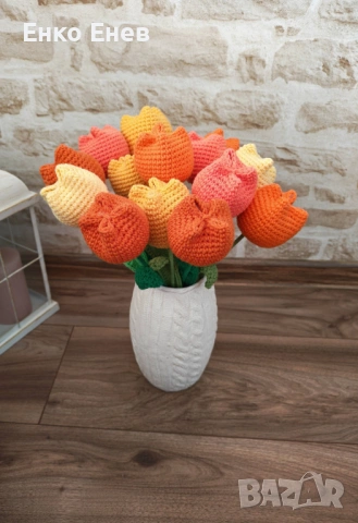 Изработка на ръчно плетени изделия, снимка 5 - Декорация за дома - 36484211