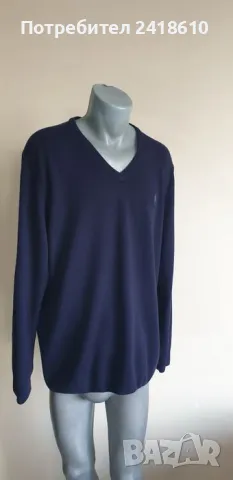 POLO Ralph Lauren V - Neck Sweather Wool /Merino Mens Size XL НОВО! ОРИГИНАЛ! Мъжки Пуловер!, снимка 4 - Пуловери - 48282786