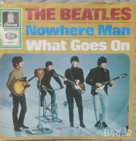 Грамофонни плочи The Beatles – Nowhere Man / What Goes On 7" сингъл, снимка 3 - Грамофонни плочи - 46238601