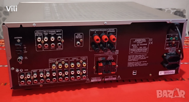 Onkyo TX-SV545, снимка 8 - Ресийвъри, усилватели, смесителни пултове - 52828129