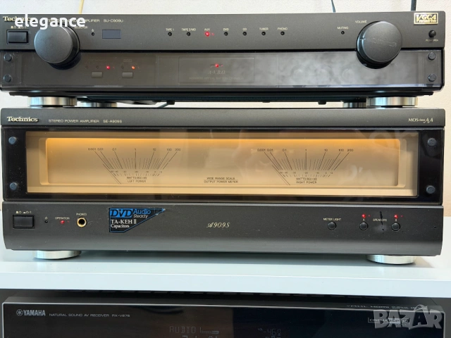 Усилвател Technics SU-C909U и SE-A909S + оригинално дистанционно , снимка 7 - Ресийвъри, усилватели, смесителни пултове - 53939528