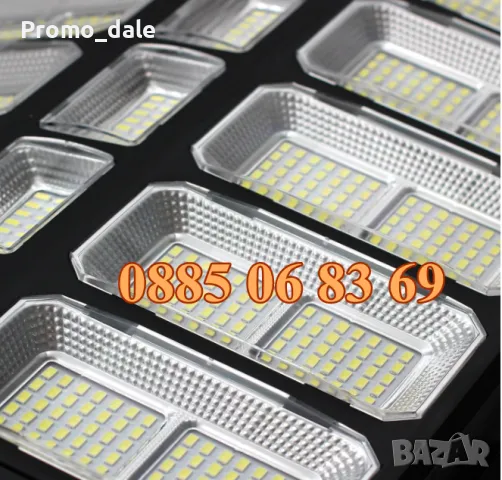 Улична соларна LED лампа 1000W, градинска соларна лампа с 20 секции, снимка 3 - Соларни лампи - 49328265