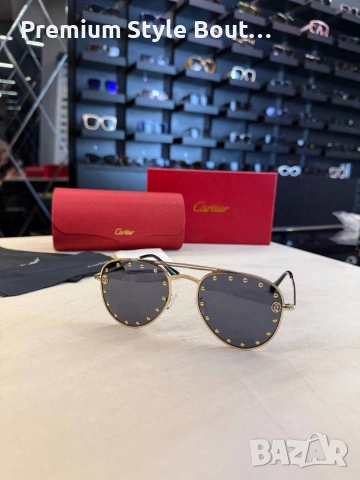 слънчеви очила с висок клас калъф на марката кутия, сертификат ,кърпичка chanel cartier pradaDior , снимка 9 - Слънчеви и диоптрични очила - 53882434