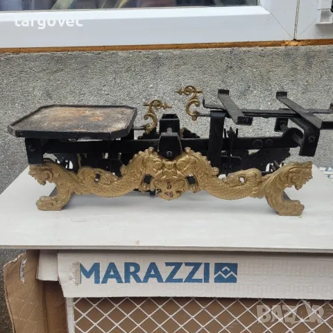 приказно красив старинен пазарски кантар паланза, снимка 2 - Антикварни и старинни предмети - 50248365