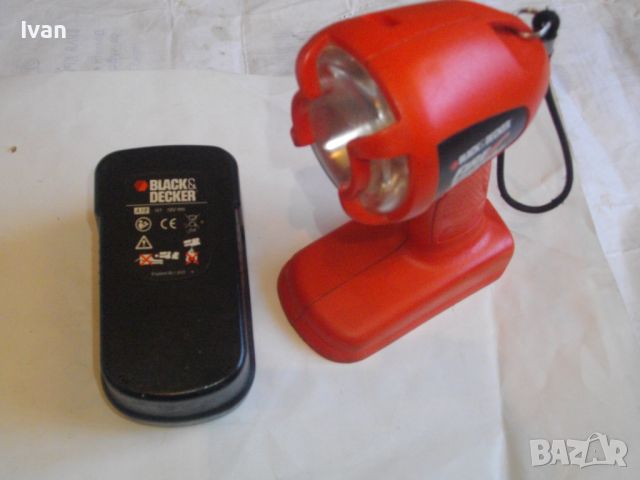 18V Black Decker Акумулаторен английски 18 волта нов прожектор фенер Блек Декер, снимка 11 - Други инструменти - 46783231