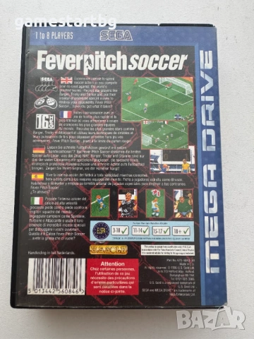 Fever Pitch за Sega Mega Drive, снимка 2 - Други игри и конзоли - 54113485
