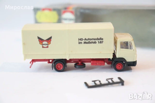 HERPA H0 1/87 КАМИОН MERCEDЕS BENZ МОДЕЛ КОЛИЧКА, снимка 7 - Колекции - 50523665
