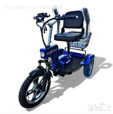 Електрическа Триколка A6 LUX+ 1000W MaxMotors, снимка 1 - Други спортове - 47129533