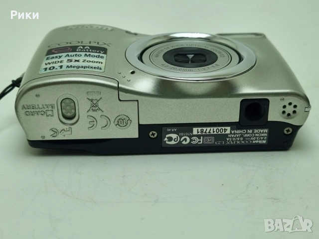 Nikon Coolpix L23 10.1MP Silver Digital Camera 5x Zoom, снимка 13 - Фотоапарати - 53804801