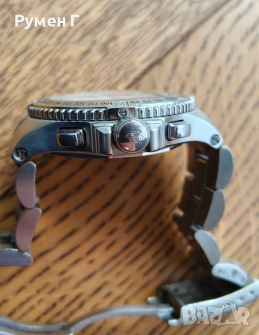 Breitling Hercules 45mm, работи перфектно, дълга верига, бартер, снимка 3 - Мъжки - 53694657