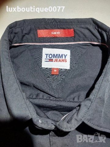 Чисто нова без етикет мъжка риза Tommy Jeans M, снимка 4 - Ризи - 51636356