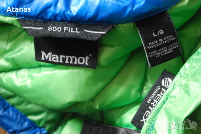 Мъжко пухено яке Marmot L 900 fill down пухенка трекинг технично salewa berghaus, снимка 4 - Якета - 48799922