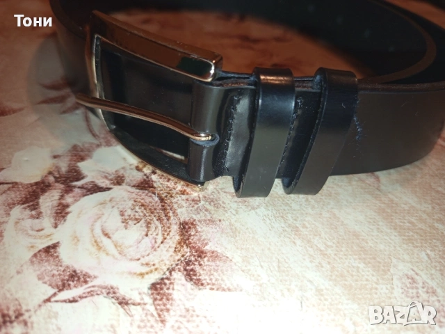 CLAUDIO ORCIANI Нов Италиански Мъжки Колан от Естествена Кожа 115см.