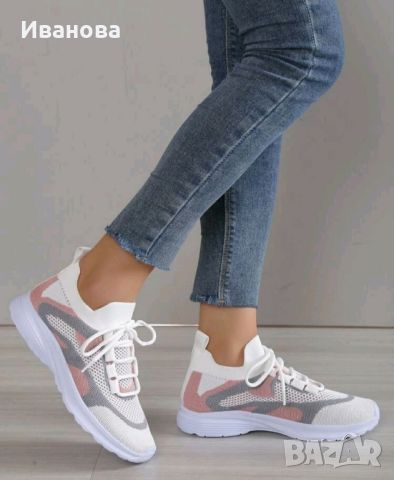 Дамски спортни обувки текстил, снимка 3 - Маратонки - 45403377