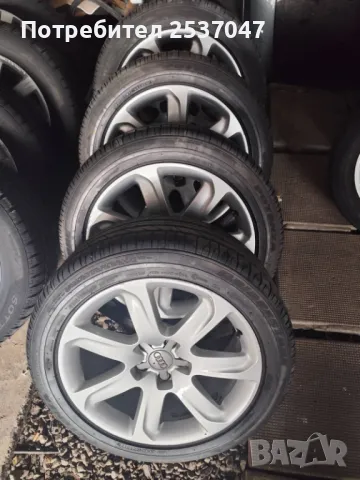 4бр гуми Bridgestone с джанти за AUDI A7 255/45R18, снимка 1 - Гуми и джанти - 49206834