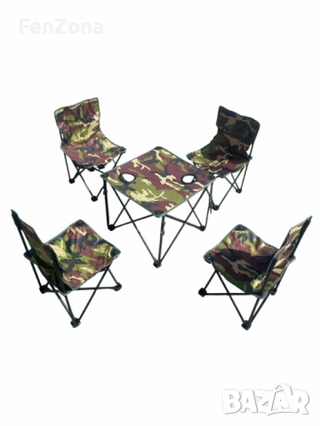 Рибарски комплект, маса със столове, снимка 9 - Столове - 54096420